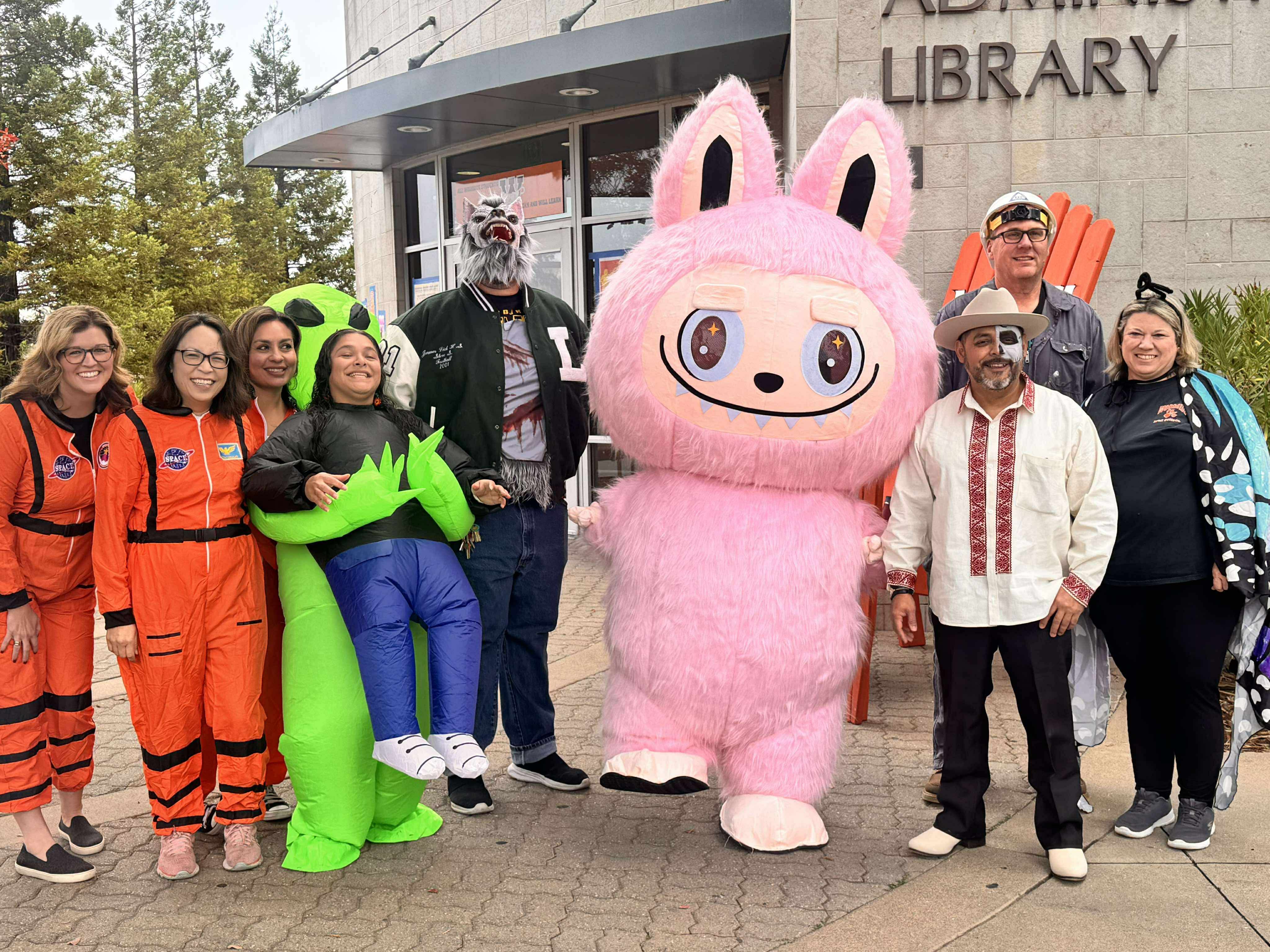 Pinky Monster the mascot